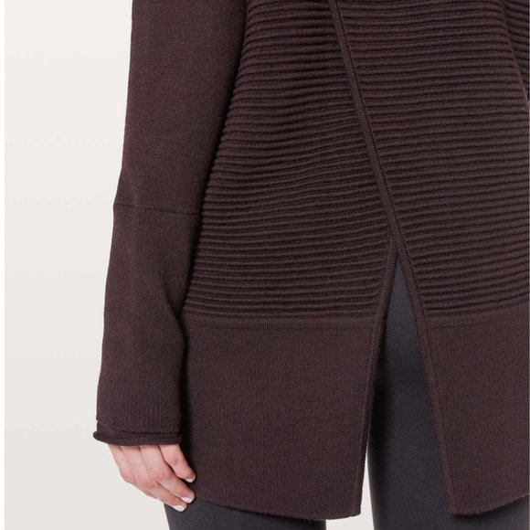 Lululemon Sit In Lotus Wrap II Black Cherry 8 - Picture 6 of 16